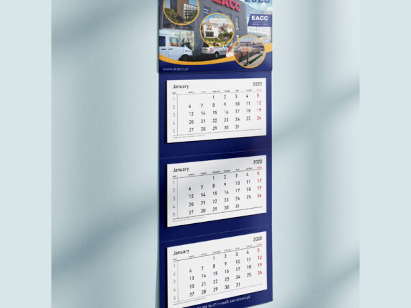 Kalendarze trójdzielne