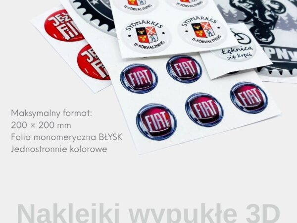 3D Domed Stickers