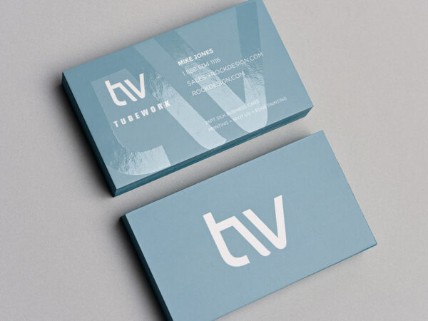 Wizytówki matowe z lakierem UV