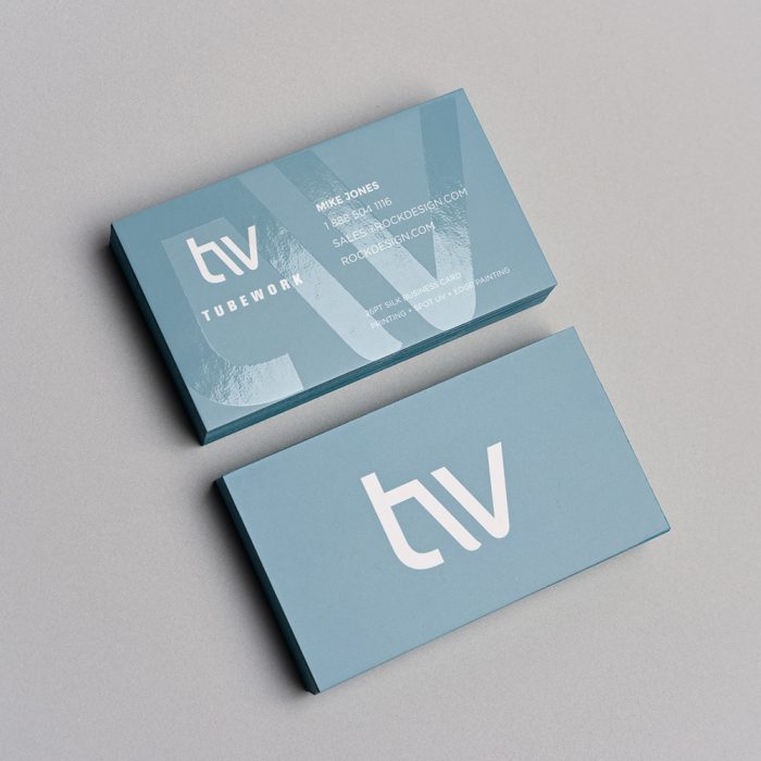 Wizytówki matowe z lakierem UV