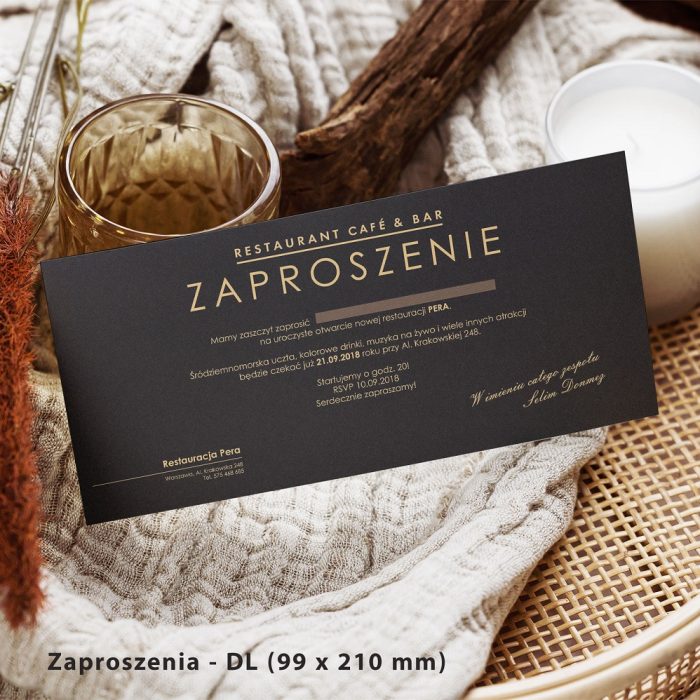 Zaproszenia nieskładane