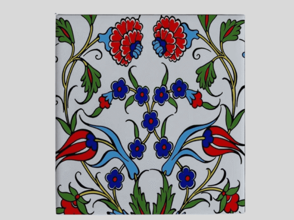 Magnes ceramiczny – orientalne wzory 5 x 5 cm