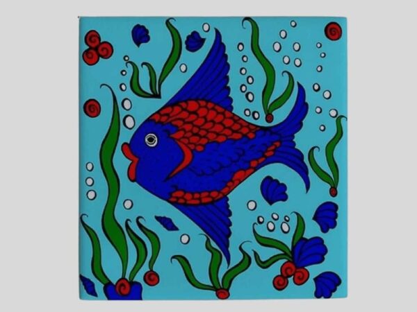 Magnes ceramiczny – orientalne wzory 5 x 5 cm