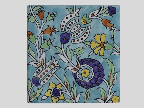 Magnes ceramiczny – orientalne wzory 5 x 5 cm