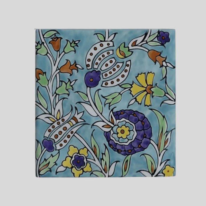 Magnes ceramiczny – orientalne wzory 5 x 5 cm