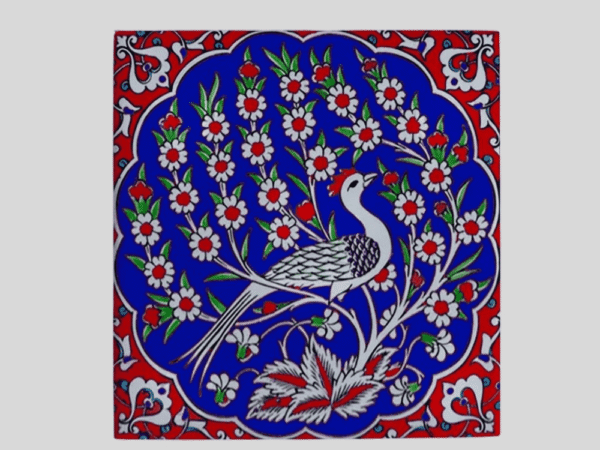 Magnes ceramiczny – orientalne wzory 5 x 5 cm