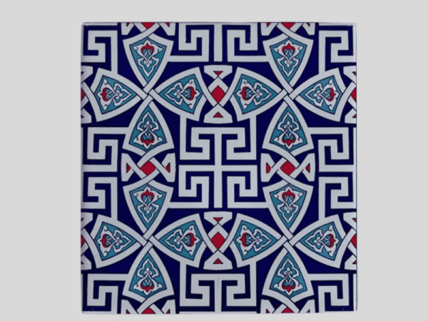 Magnes ceramiczny – orientalne wzory 5 x 5 cm