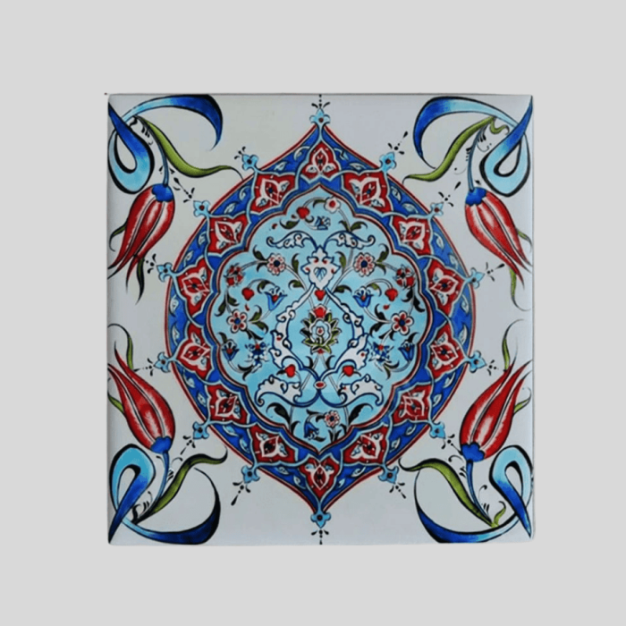 Magnes ceramiczny – orientalne wzory 5 x 5 cm