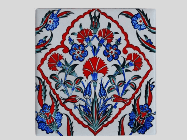 Magnes ceramiczny – orientalne wzory 5 x 5 cm