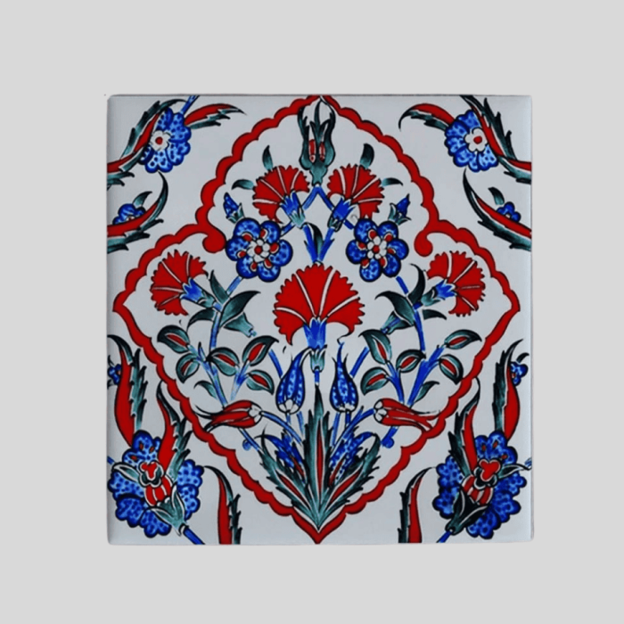 Magnes ceramiczny – orientalne wzory 5 x 5 cm