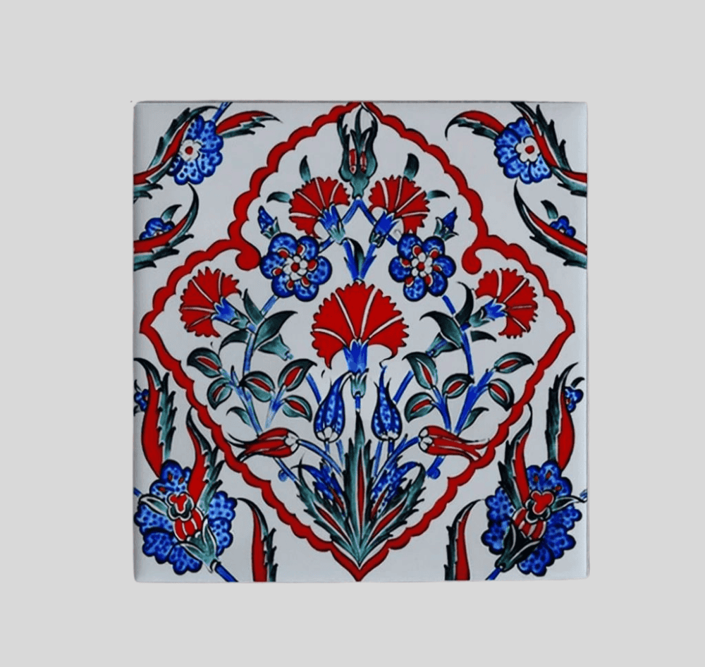 Magnes ceramiczny – orientalne wzory 5 x 5 cm