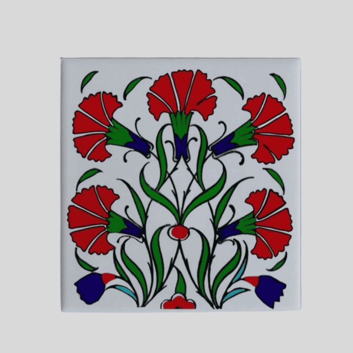 Magnes ceramiczny – orientalne wzory 5 x 5 cm