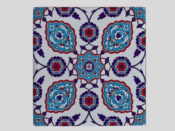 Magnes ceramiczny – orientalne wzory 5 x 5 cm