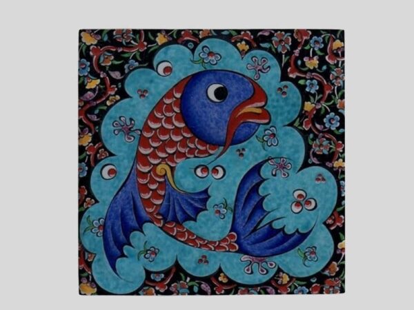 Magnes ceramiczny – orientalne wzory 5 x 5 cm