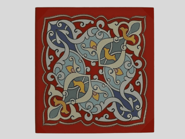 Magnes ceramiczny – orientalne wzory 5 x 5 cm