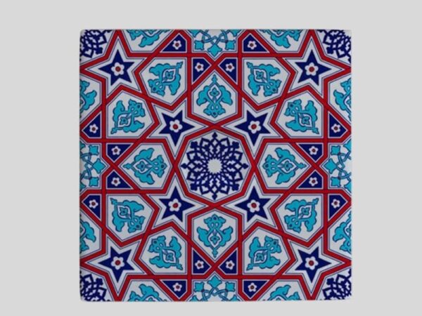 Magnes ceramiczny – orientalne wzory 5 x 5 cm