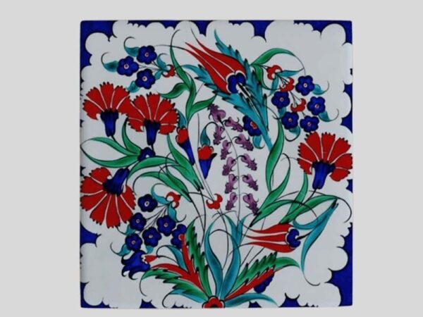 Magnes ceramiczny – orientalne wzory 5 x 5 cm