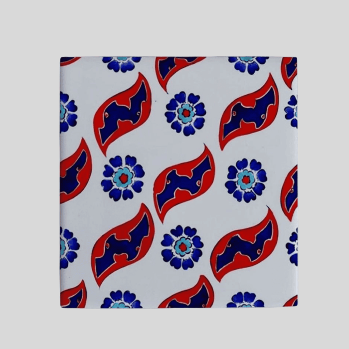 Magnes ceramiczny – orientalne wzory 5 x 5 cm