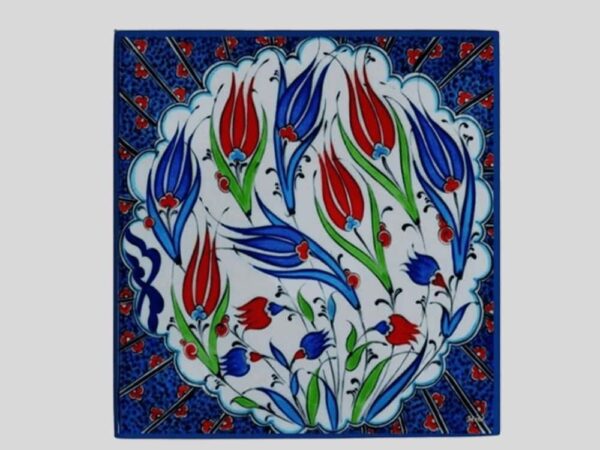 Magnes ceramiczny – orientalne wzory 5 x 5 cm