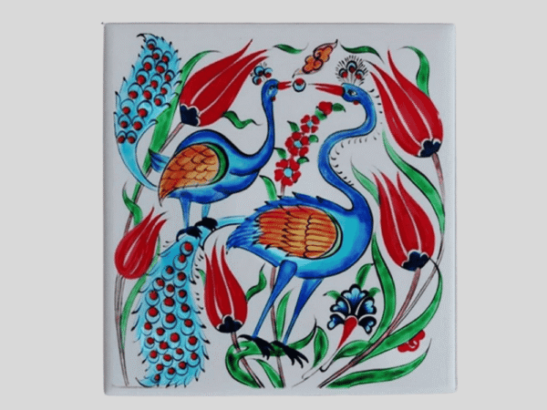 Magnes ceramiczny – orientalne wzory 5 x 5 cm