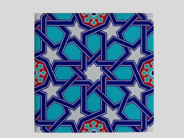 Magnes ceramiczny – orientalne wzory 5 x 5 cm