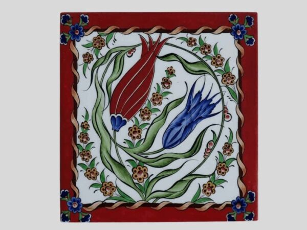 Magnes ceramiczny – orientalne wzory 5 x 5 cm