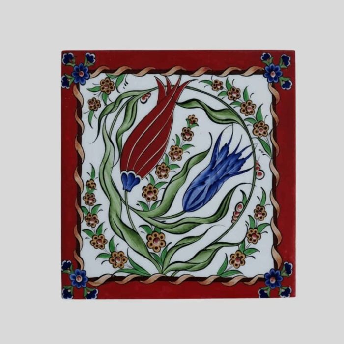 Magnes ceramiczny – orientalne wzory 5 x 5 cm