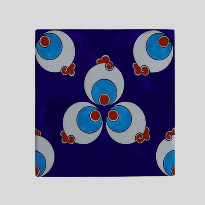 Magnes ceramiczny – orientalne wzory 5 x 5 cm