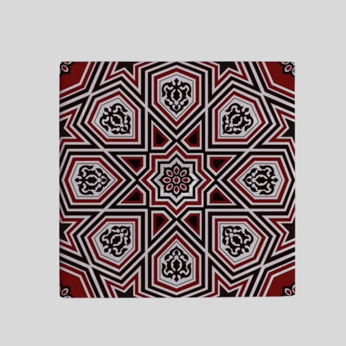 Magnes ceramiczny – orientalne wzory 5 x 5 cm