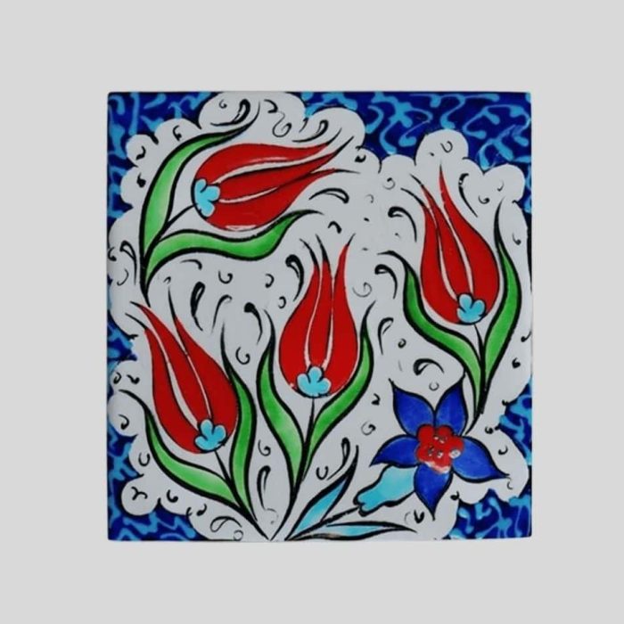 Magnes ceramiczny – orientalne wzory 5 x 5 cm