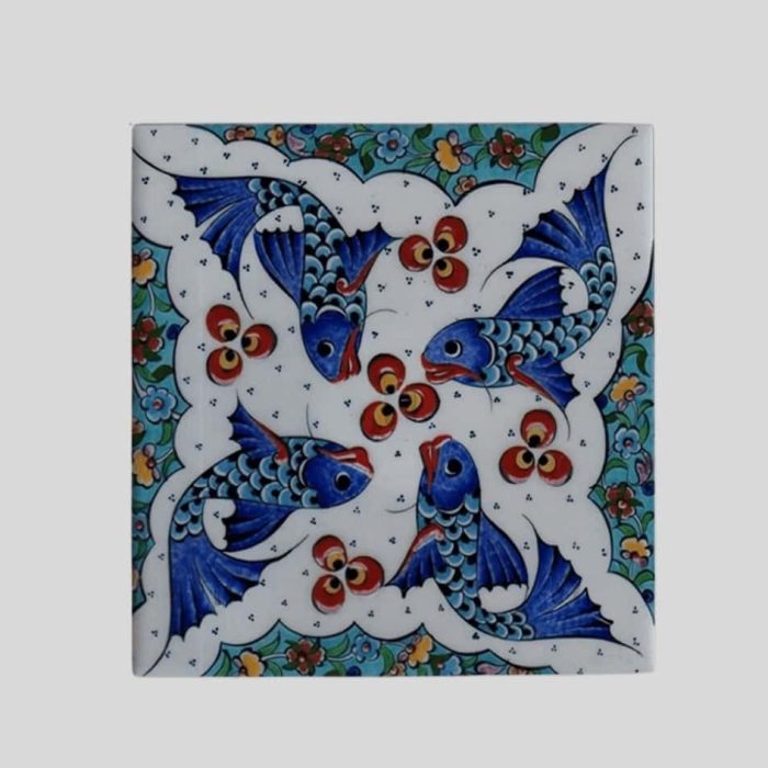 Magnes ceramiczny – orientalne wzory 5 x 5 cm