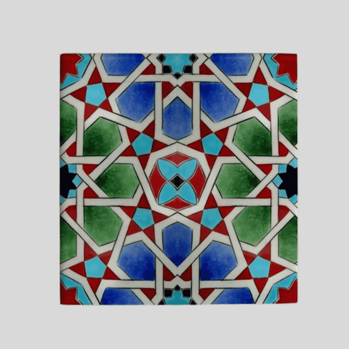 Magnes ceramiczny – orientalne wzory 5 x 5 cm