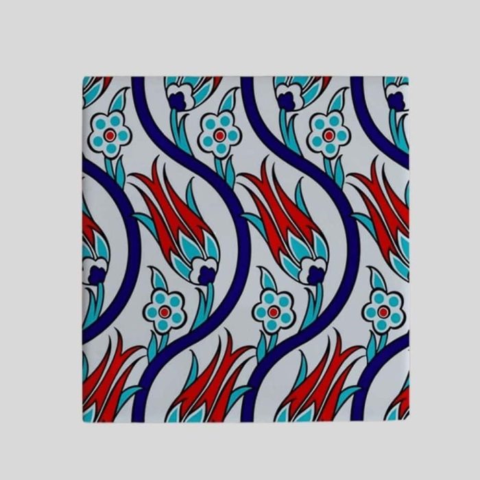 Magnes ceramiczny – orientalne wzory 5 x 5 cm