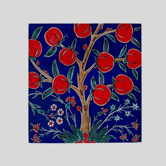 Magnes ceramiczny – orientalne wzory 5 x 5 cm