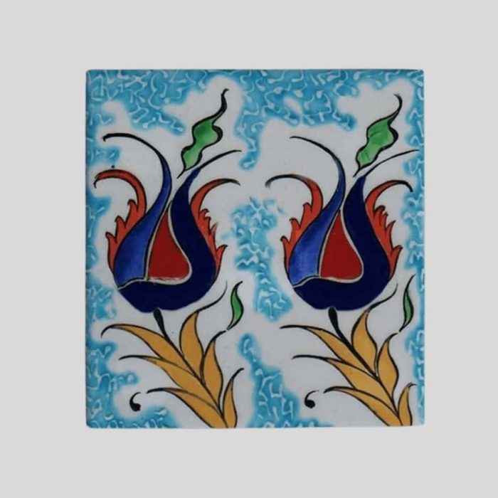 Magnes ceramiczny – orientalne wzory 5 x 5 cm