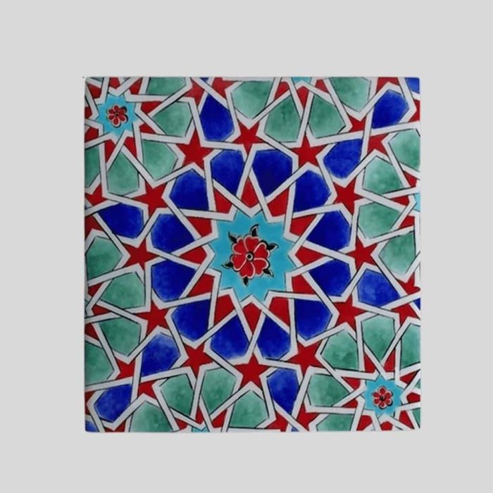 Magnes ceramiczny – orientalne wzory 5 x 5 cm