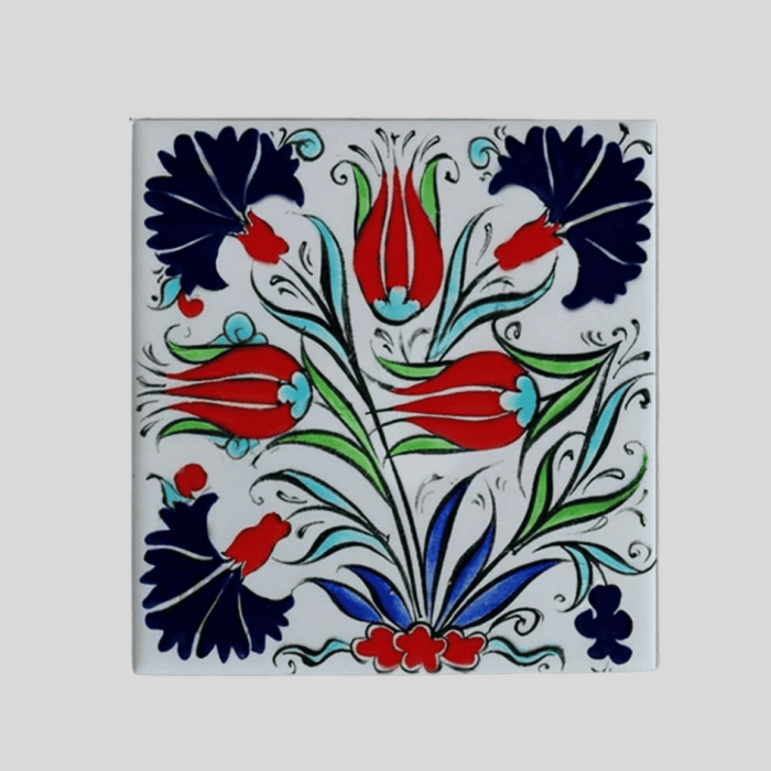 Magnes ceramiczny – orientalne wzory 5 x 5 cm