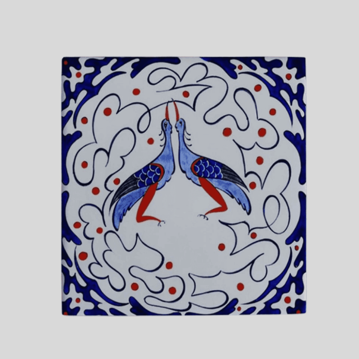 Magnes ceramiczny – orientalne wzory 5 x 5 cm