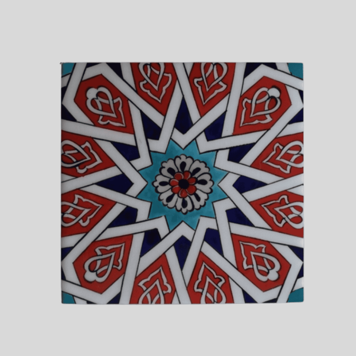 Magnes ceramiczny – orientalne wzory 5 x 5 cm