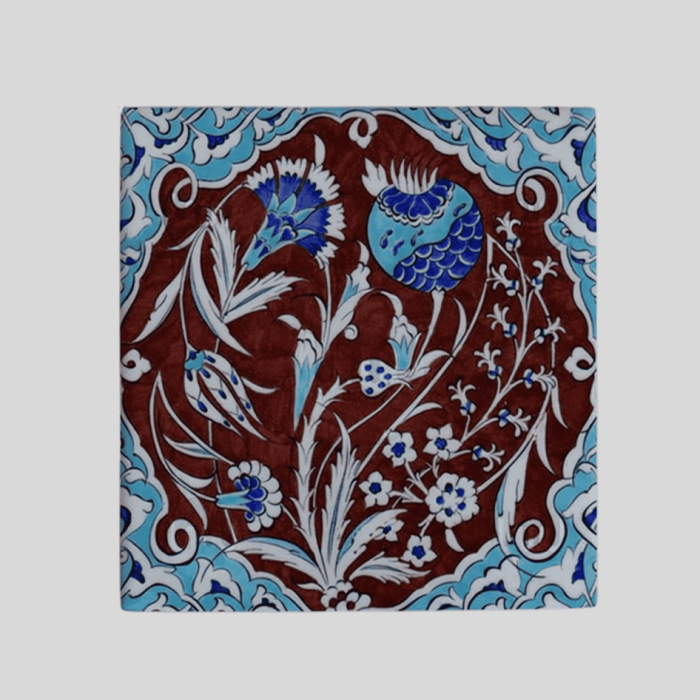 Magnes ceramiczny – orientalne wzory 5 x 5 cm