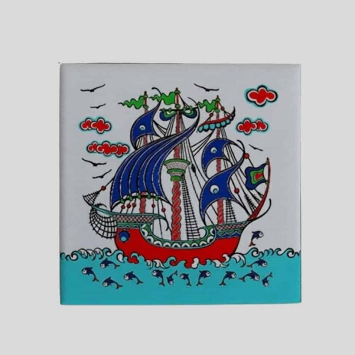 Magnes ceramiczny – orientalne wzory 5 x 5 cm