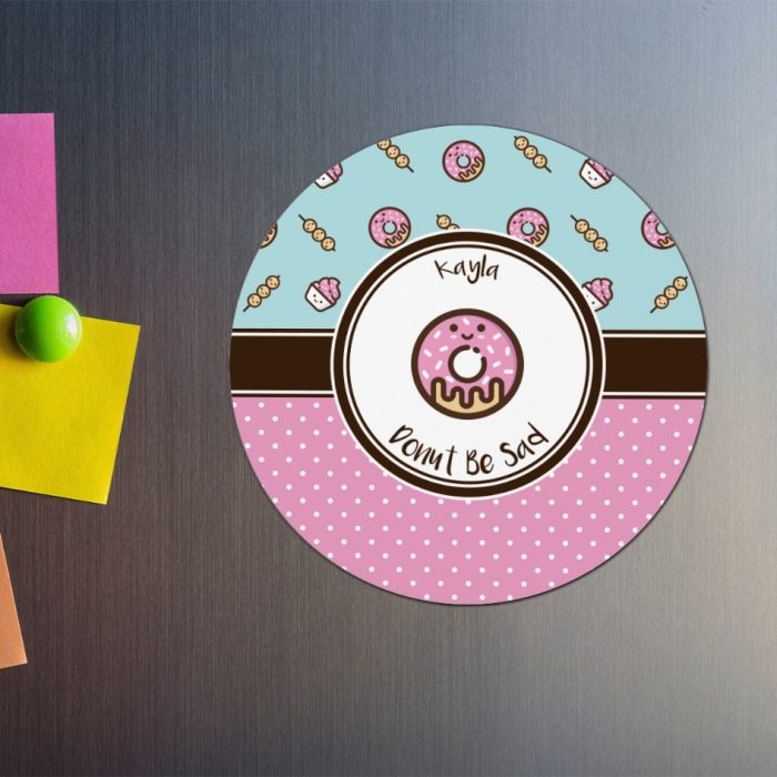 Kişiye Özel Yuvarlak Buzdolabı Magnet